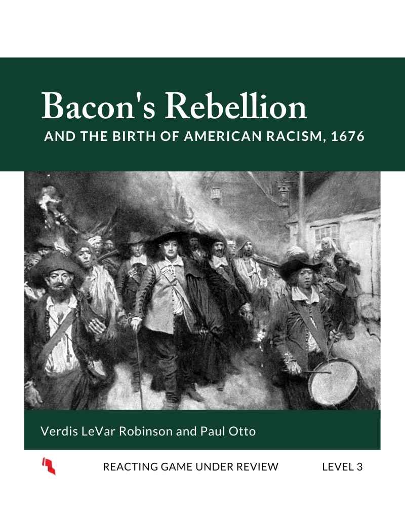 The Reacting Consortium - Bacon's Rebellion